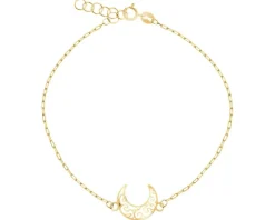 Złota bransoletka - Księżyc