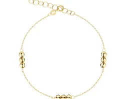 Złota bransoletka - kulki