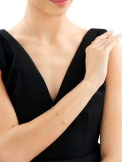 Złota bransoletka - kulki