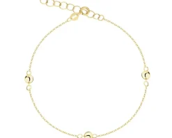 Złota bransoletka - kulki