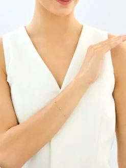 Złota bransoletka - kulki