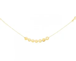 Złota bransoletka - love