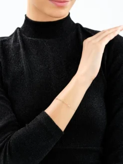 Złota bransoletka - nieskończoności