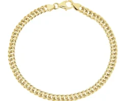 Złota bransoletka - pancerka