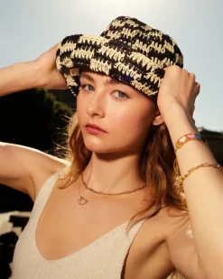 Złota bransoletka - paper clip