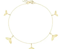 Złota bransoletka - płetwy