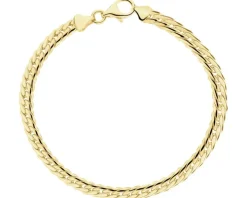 Złota bransoletka - rybia łuska