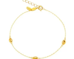 Złota bransoletka, ankier