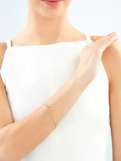 Złota bransoletka i naszyjnik - komplet