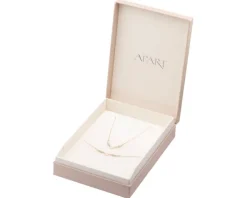 Złota bransoletka i naszyjnik - komplet - serca, skrzydła