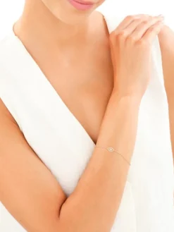 Złota bransoletka i naszyjnik - komplet