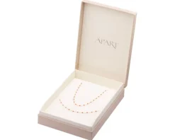 Złota bransoletka i naszyjnik z emalią - komplet