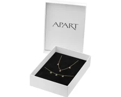 Złota bransoletka i naszyjnik - komplet - gwiazdy