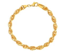 Złota bransoletka, kordel