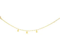 Złota bransoletka, skręcone blaszki