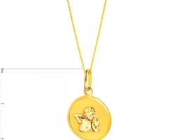 Złota zawieszka - aniołek