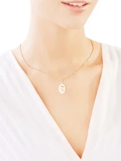 Złota zawieszka - aniołek