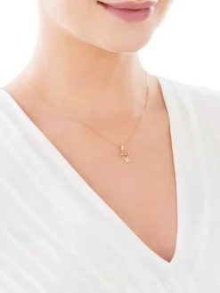 Złota zawieszka - aniołek