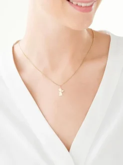 Złota zawieszka - aniołek