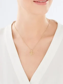 Złota zawieszka - aniołek