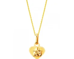 Złota zawieszka - aniołek