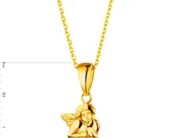 Złota zawieszka - aniołek