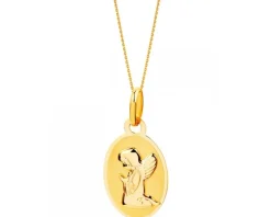 Złota zawieszka - aniołek