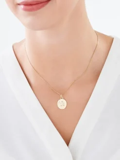 Złota zawieszka - aniołek