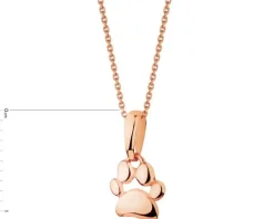 Złota zawieszka - łapka