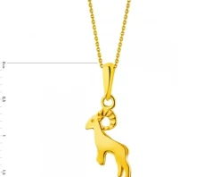 Złota zawieszka - Baran