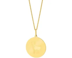 Złota zawieszka - Baran