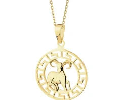 Złota zawieszka - Baran