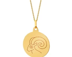 Złota zawieszka - Baran