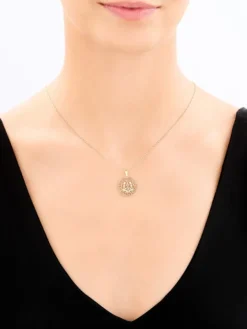 Złota zawieszka - Bliźnięta