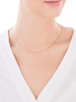 Złota zawieszka - budda