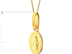 Złota zawieszka - Cudowny Medalik