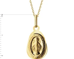 Złota zawieszka - Cudowny Medalik