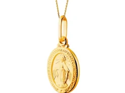 Złota zawieszka - Cudowny Medalik