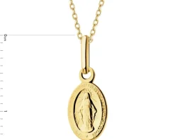 Złota zawieszka -  Cudowny Medalik
