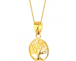 Złota zawieszka - drzewko