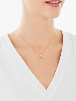 Złota zawieszka - drzewko