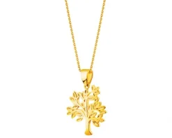 Złota zawieszka - drzewko
