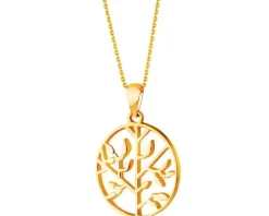 Złota zawieszka - drzewko