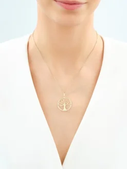 Złota zawieszka - drzewko