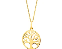 Złota zawieszka - drzewko