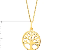 Złota zawieszka - drzewko