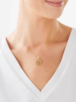 Złota zawieszka - drzewko