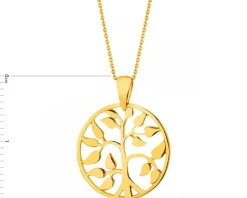 Złota zawieszka - drzewko