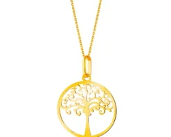 Złota zawieszka - drzewko