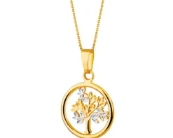 Złota zawieszka - drzewko
